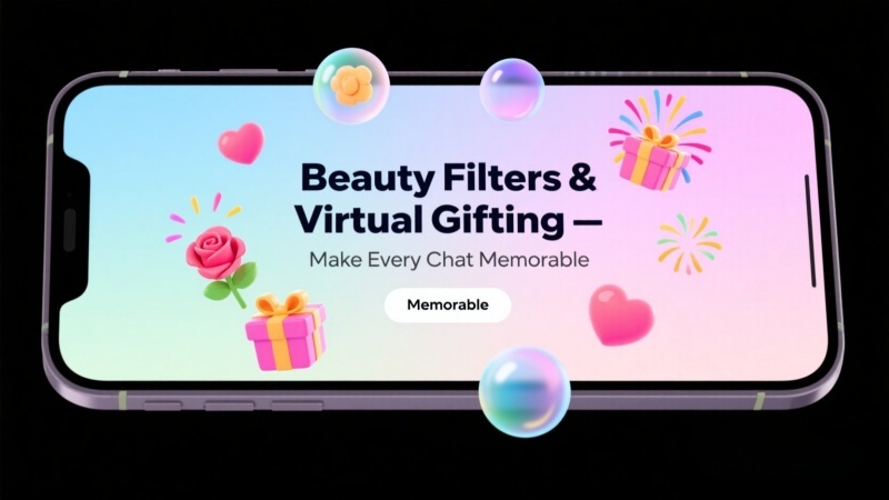 Send animated virtual gifts to spark chats or express thanks.