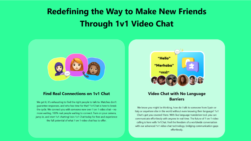Use built-in translation tools to chat effortlessly across languages.