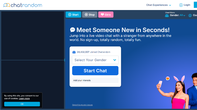 Switch seamlessly between video and text for casual chats.