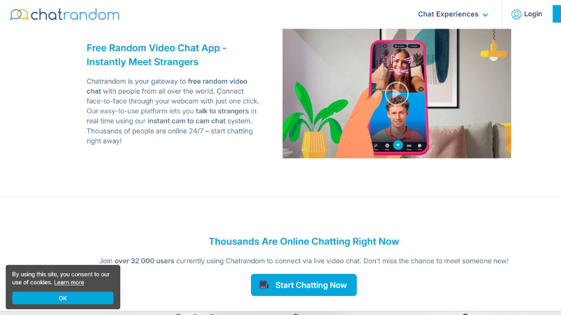 Instantly connect with random strangers for fast, casual calls.