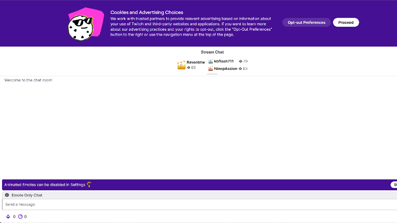 Video chatting while interacting with live stream content.