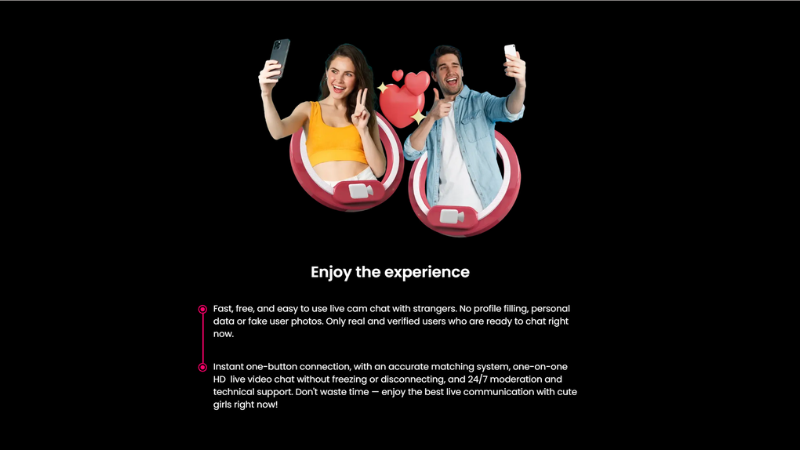 Fox Video Chat connects you one-on-one with verified girls via safe, live video.