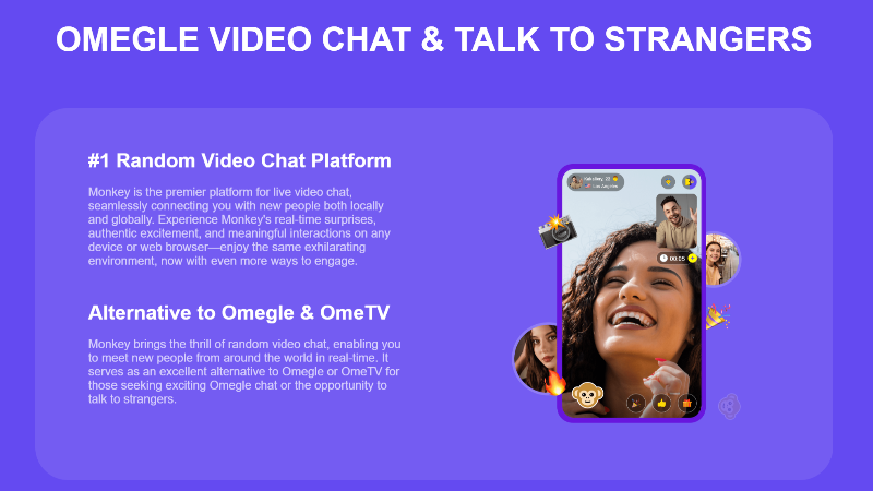 Fast, fun, and safe random video chats