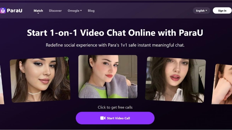 Enjoy high-quality 1-on-1 chats with interactive features and solid safety.