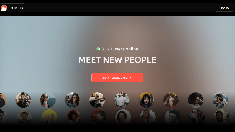 Fast, random video chats with strangers.