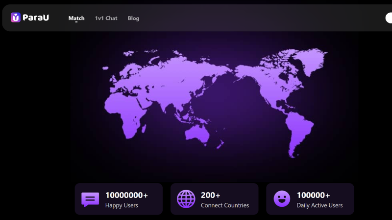 Users of ParaU are spread all around the world.
