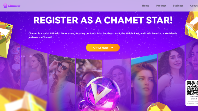 Playful 1-on-1 video chats with gifts, points, and interactive features.