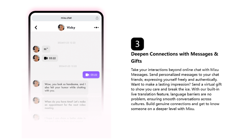 Mixu and ParaU provide fun, private, and verified 1v1 video chats.