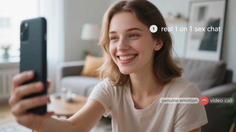 Genuine emotional connection during a live 1 on 1 video chat session