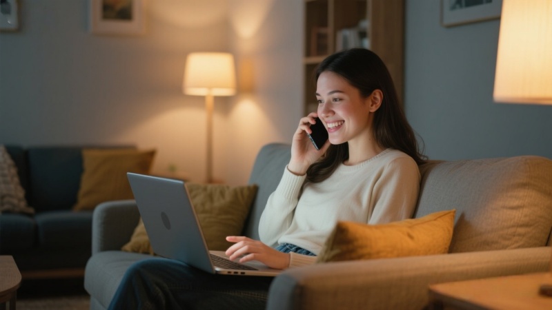 Person using random chat platform – exploring safe omegle alternatives online.