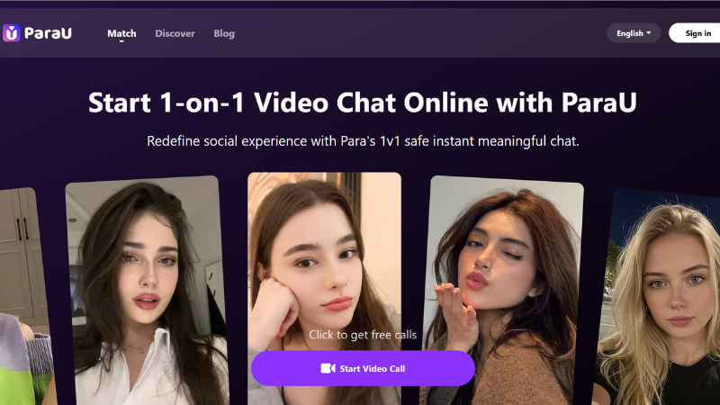 Interactive 1-on-1 chats with text, voice, and video.