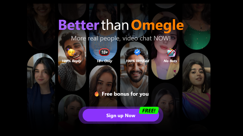 O bate-papo por vídeo com estranhos permite que você conheça novas pessoas ao redor do mundo instantaneamente.