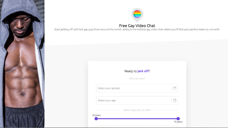 Jerkay anonymous video chat for private encounters without account creation.