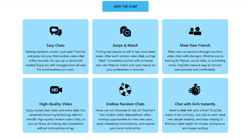 Discover the standout features of TinyChat