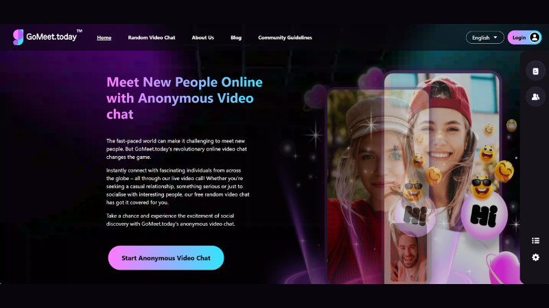 Gomeet Today permite que você conheça novas pessoas em todo o mundo por meio de videochamadas 1-a-1 divertidas e em tempo real.