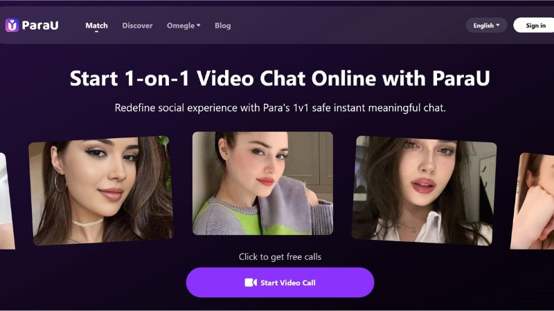 Chat de video privado con tus contactos en ParaU.
