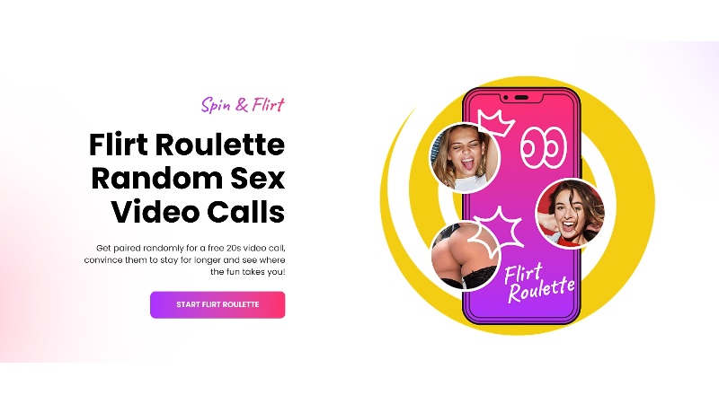 Flirtback oferece chats de vídeo adultos privados e sexting com acesso a criadores.