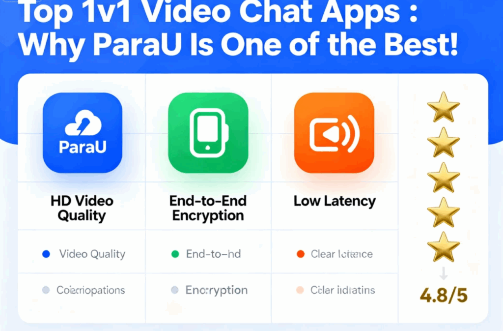 Top 1v1 Video Chat Apps : Why ParaU Is One of the Best!