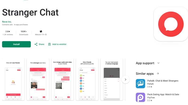 Chatea con cualquiera al instante, sin necesidad de registro ni información personal.