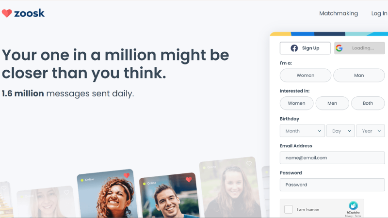 Zoosk dating platform with SmartPicks and photo verification for gay.